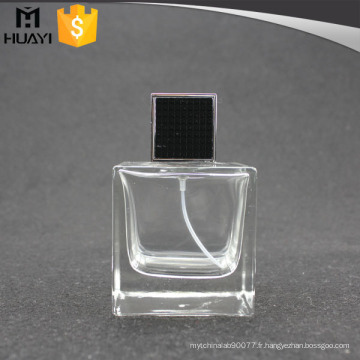 Bouteille de parfum de verre de cube de 100ml